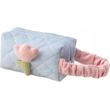 Kosmetická taška Kosmetická taštička Ecarla KS101WZ2 modrá