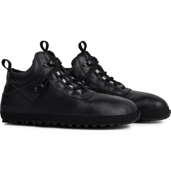 Pánská sportovní obuv Ahinsa shoes Pánské barefoot kotníkové trekové boty Hiker černé xWide 41