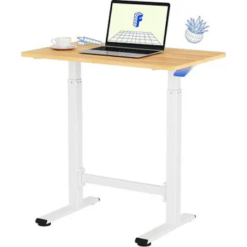 Jednací stůl Výškově nastavitelný stůl H7M-PLUS-8050, 80 x 50 cm, javor - A FLEXISPOT