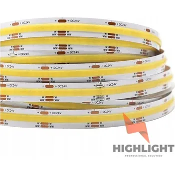 LED páska LED pásek COB CCT 24V 16W 3000-6500K teplá/studená bílá 640LED/m MULTI DUAL WHITE