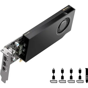 Grafická karta PNY VGA NVIDIA RTX A400 4G, 4G GDDR6, 4xmDP VCNRTXA400-SB