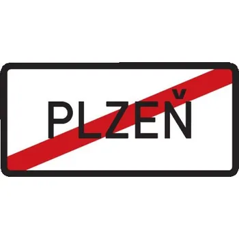 Dopravní značka Dopravní značka IZ4b - Konec obce