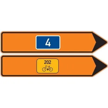 Dopravní značka Dopravní značka IS11d - Směrová tabule pro vyznačení objížďky