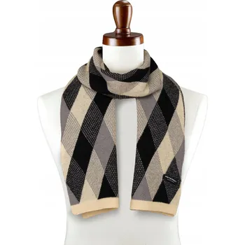 Šála Peterson šála černá 180 cm - muž