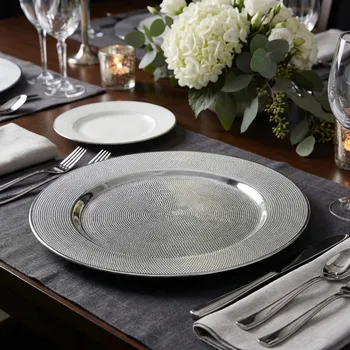 Podtácek Podtácek ALTOM DESIGN KROPECZKI 33 cm stříbrný