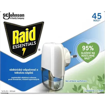 Repelent Difuzér proti komárům RAID Essentials, 32 ml