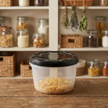 Dóza na potraviny Kulatá dóza na potraviny ALTOM DESIGN 0,6 l černá