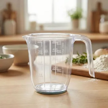 Džbánek s odměrkou protiskluzový ALTOM DESIGN 0,5 l průhledný