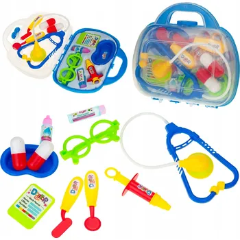 Obraz MALÝ DOKTOR LÉKAŘSKÁ SADA V KUFRÍKU LÉKAŘ 12 DÍLŮ