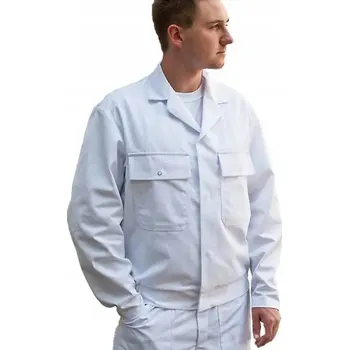 Pracovní obuv Mikina blůza do pasu bílá - 27