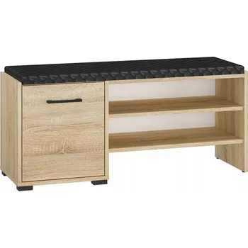 Botník Botník s sedátkem ML Meble 105 x 48 x 34 cm dub sonoma