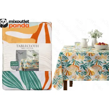 ubrus Velký ubrus 140x250 cm barevný listy voděodolná vrstva