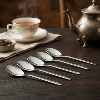 Příbor Čajové lžičky ALTOM DESIGN COSMO stříbrné 6 ks