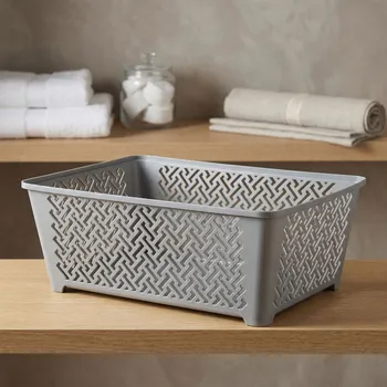 Úložný box Plastový úložný koš ALTOM DESIGN 36 cm šedý