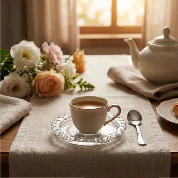 Talíř Skleněný podšálek ALTOM DESIGN LOVE 9,5 cm