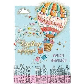 Narozeninové přání, balónek s dárky. Henry