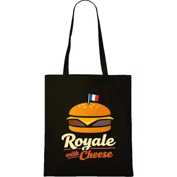 Nákupní taška Pulp Fiction Plátěná taška - Filmové hlášky - Royale with Cheese