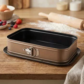 Forma na pečení Obdélníková nepřilnavá dortová forma VALDINOX AURUM 34 × 24 cm