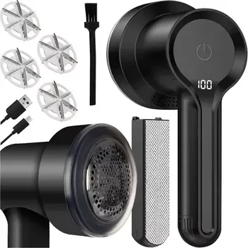 Odžmolkovač Strojek na odstranění žmolků - 3 rychlosti + 4 nástavce