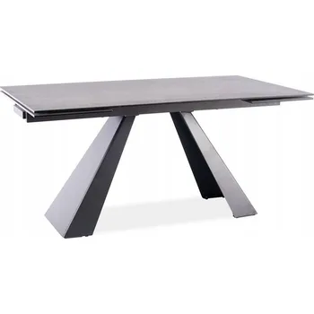 Jídelní stůl Obdélníkový rozkládací stůl Signal 120 x 80 x 76 cm černý