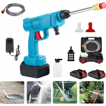 Vysokotlaký čistič MYJKA CIŚNIENIOWA AKUMULATOROWA 48V PŘENOSNÁ ZAHRADNÍ NA AUTO DLAŽBU OKNA