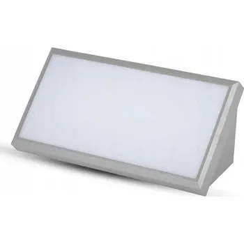 Venkovní osvětlení Venkovní nástěnné svítidlo V-TAC šedé s integrovaným LED zdrojem 20 W