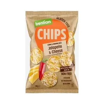 Chips Rice chips jalapeno a sýr 50 g