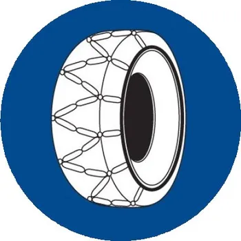 Sněhové řetězy Dopravní značka C5a - Sněhové řetězy - Standardní kruh 700mm