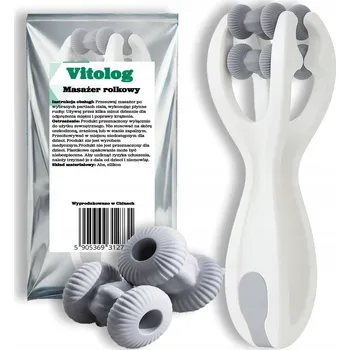 Masážní přístroj MASÁŽNÍ PŘÍSTROJ ROLLER VÁLEČEK NA MASÁŽ OBLIČEJE PRSTŮ CHODIDEL RUKOU KRKU POD OČI