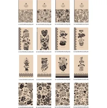 Ozdobný zápisník 113x165 mm, 96 listů, mřížka/čistý/linkovaný FRESH