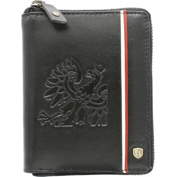 Peněženka Peterson Pánská kožená peněženka Juma černá One size