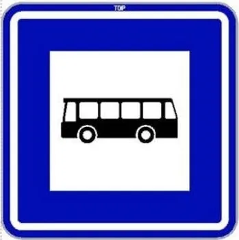 Dopravní značení Dopravní značka IJ4a - Zastávka