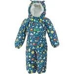 PiDiLiDi Chlapecký zimní overal s autíčky - Modrý Velikost: 86