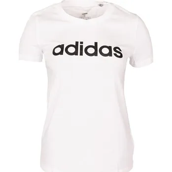 Dámské tričko Dámské tričko adidas GL0768 W LIN Bílé XS