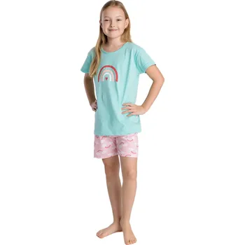 Dívčí pyžamo Betty mode Letní pyžamo duha Velikost: 146