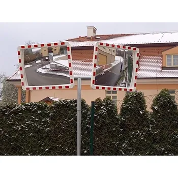 Dopravní značení Držák pro dvě dopravní zrcadla