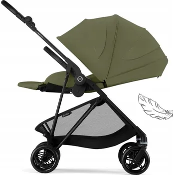 Kočárek Cybex Melio Carbon lehký sportovní kočárek s otočným sedadlem (po směru/proti směru jízdy) / Moss Green