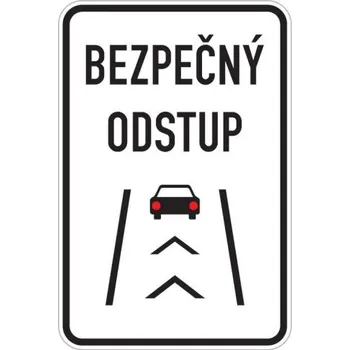 Dopravní značka Dopravní značka IP32 - Bezpečný odstup