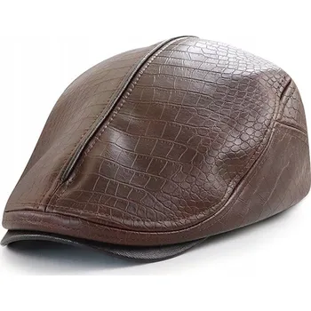 Čepice Pánská baretka Albert - Tmavě hnědá KP-26000