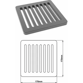Rošt do krbu a kamen Prity Rošt litinový 17/17