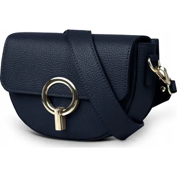 Kabelka Vera Pelle kabelka z pravé lícové kůže – modrá