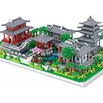 ostatní stavebnice STAVEBNICE ARCHITEKTURA ZAHRADA SU-ČOU LED 3930 DÍLKŮ VELKÁ ROZVÍJEJÍCÍ VZDĚLÁVACÍ