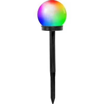 Venkovní osvětlení LED RGB Solární lampa se senzorem SPHERE LED/1,2V IP44 40 mAh pr. 10 cm