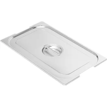 Gastro víko s výřezem na úchyt GN 1/1 a silikonovým těsněním PROFI (Víko nerez PROFI se silikonovým těsněním, velikost GN 1/1)