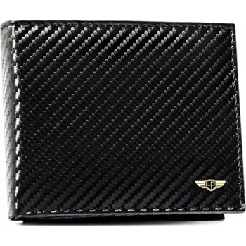 Peněženka Peterson pánská peněženka z pravé kůže černá - muž