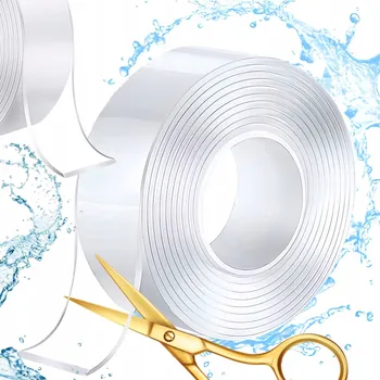 Oboustranná lepicí páska Kuketo 30 mm x 5 m voděodolná, opakovaně použitelná