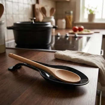 Příbor Plastová podložka pod lžíci PRIMPOL černá