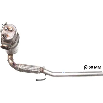 Filtr pevných částic Výfuk - DPF filtr výfuku SEAT Ibiza IV 1.2 TDi, ŠKODA Fabia II 1.2 TDi, ŠKODA Roomster 1.2 TDi, ŠKODA Roomster 1.2 TDi Turbo Diesel, VOLKSWAGEN Polo V 1.2 TDi (1208)