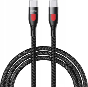 Datový kabel Kabel Remax USB typ C – USB typ C 1 m černý