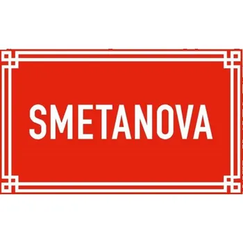 Kancelářský nábytek Tabule s názvem ulice